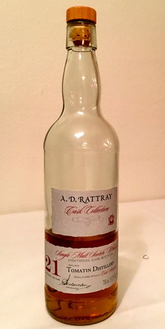 A.D. Rattray 21 Year Tomatin